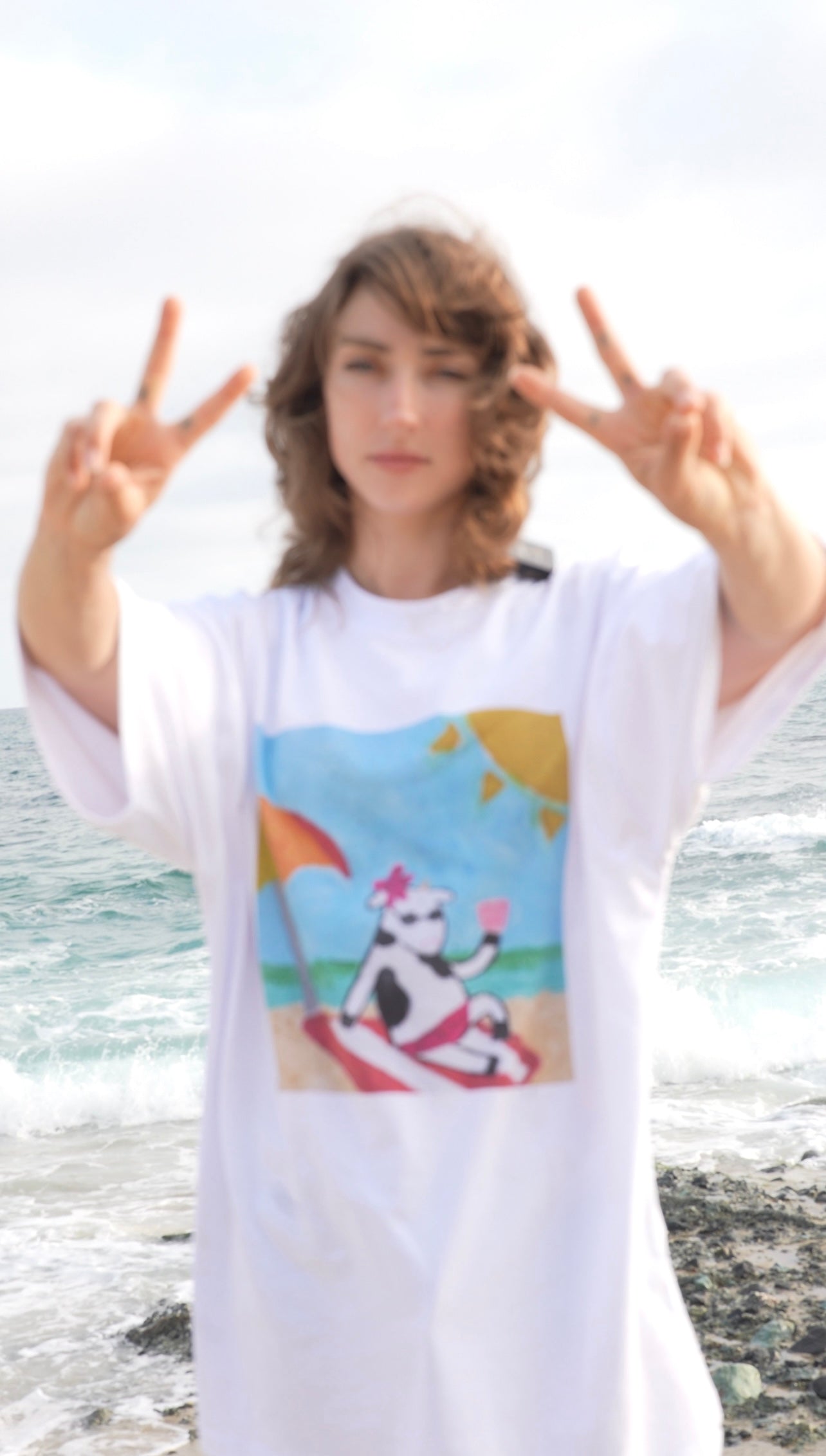 Beach Beef Premium Oversized Tee