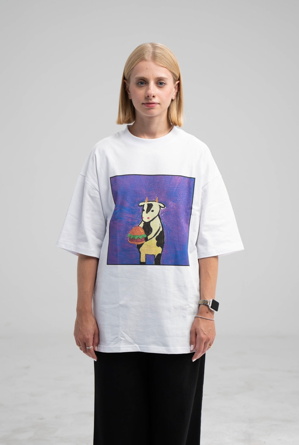 Carnivorous Cow (burger beef) Premium Oversized Tee