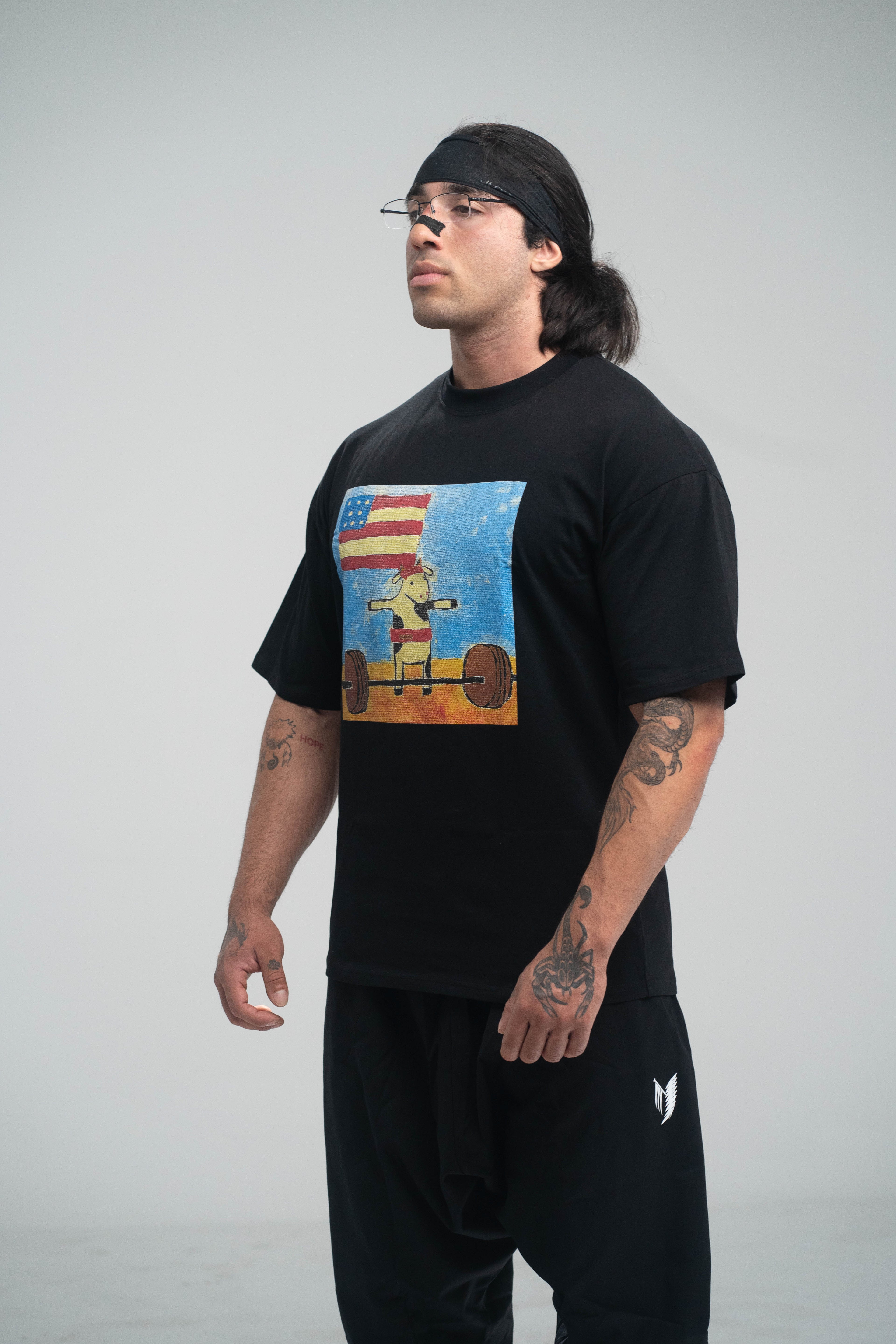 Deadlifting Beef Premium Oversized Tee