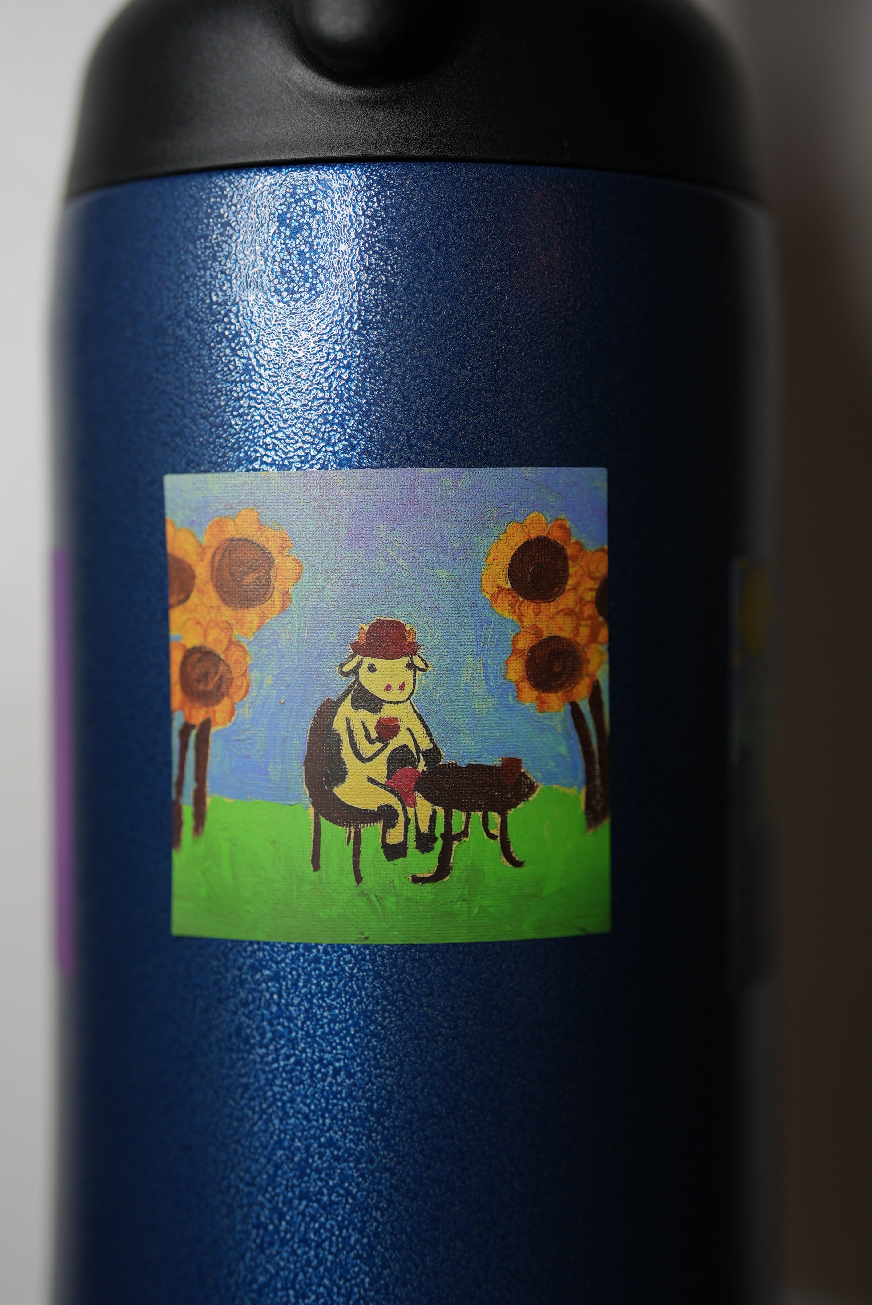 Tea time Beef Premium Sticker Print