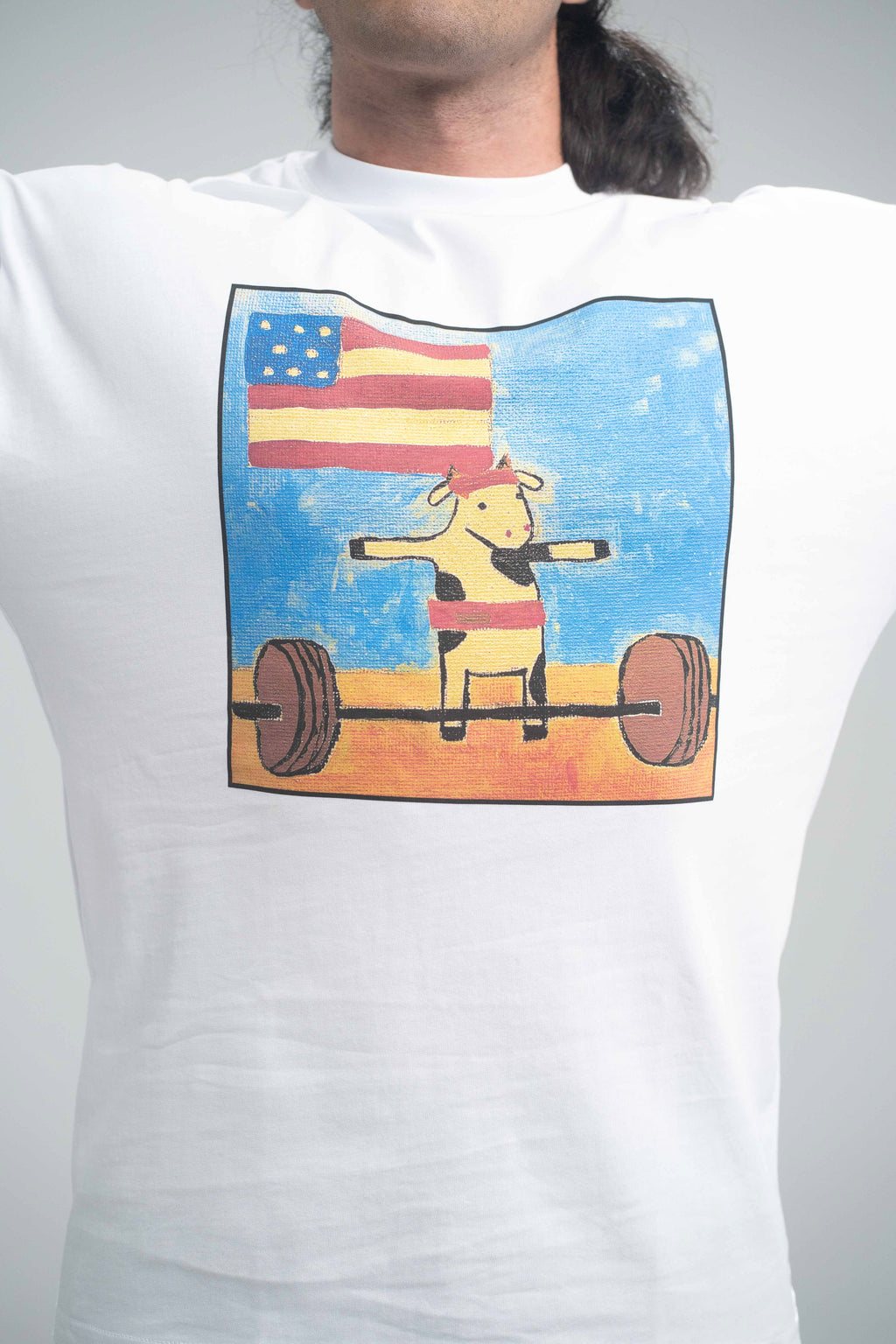 Deadlifting Beef Premium Oversized Tee