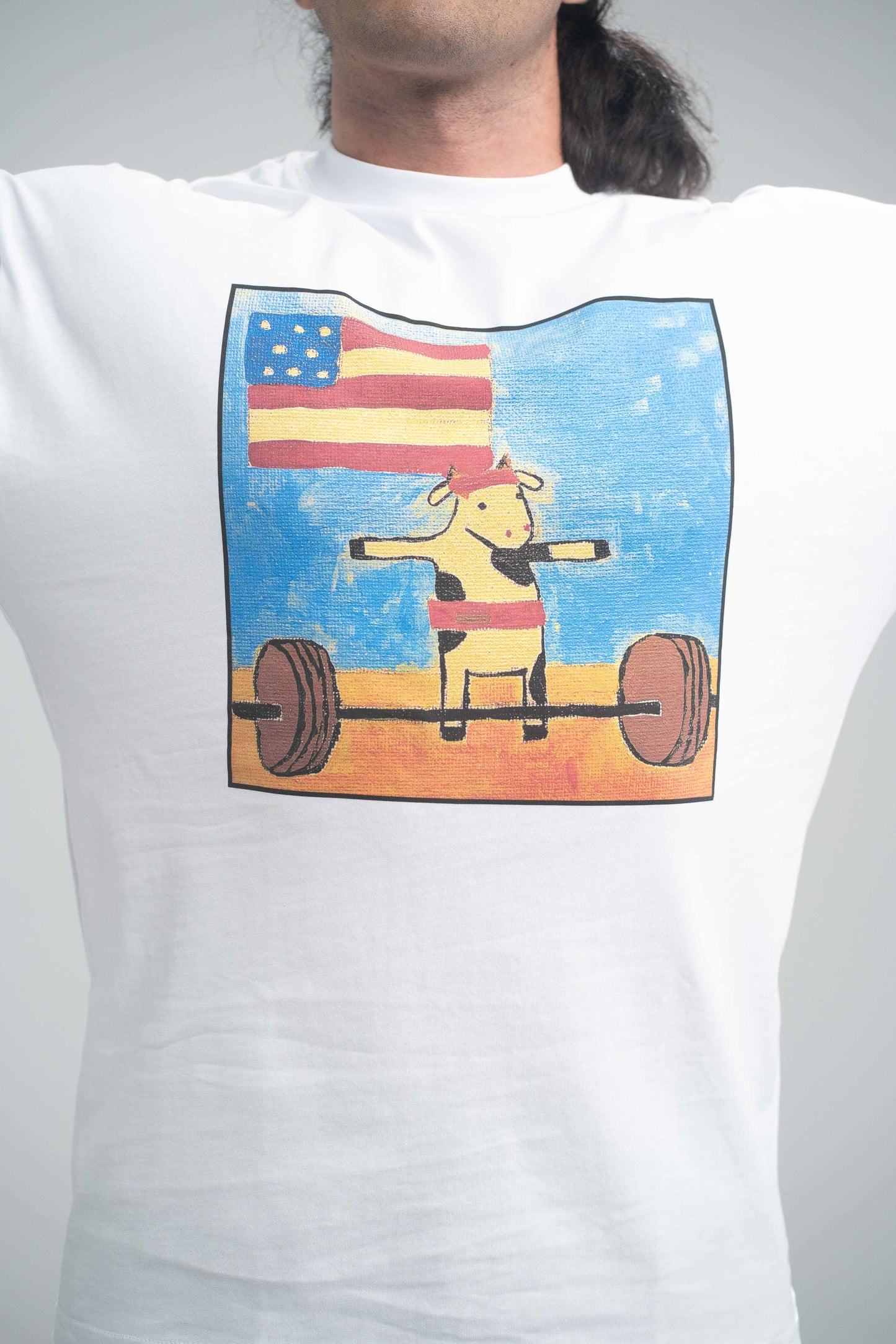 Deadlifting Beef Premium Oversized Tee