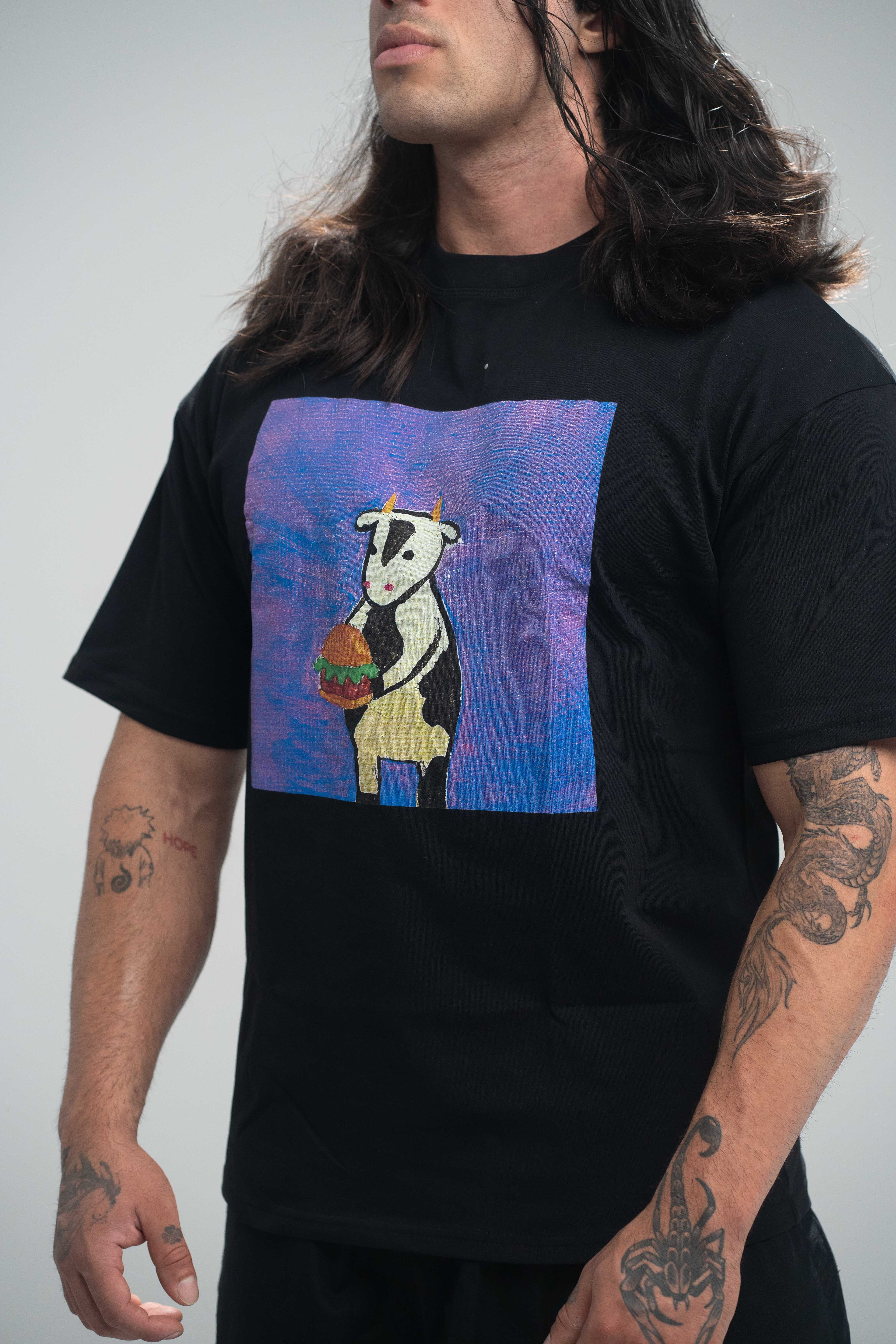 Carnivorous Cow (burger beef) Premium Oversized Tee