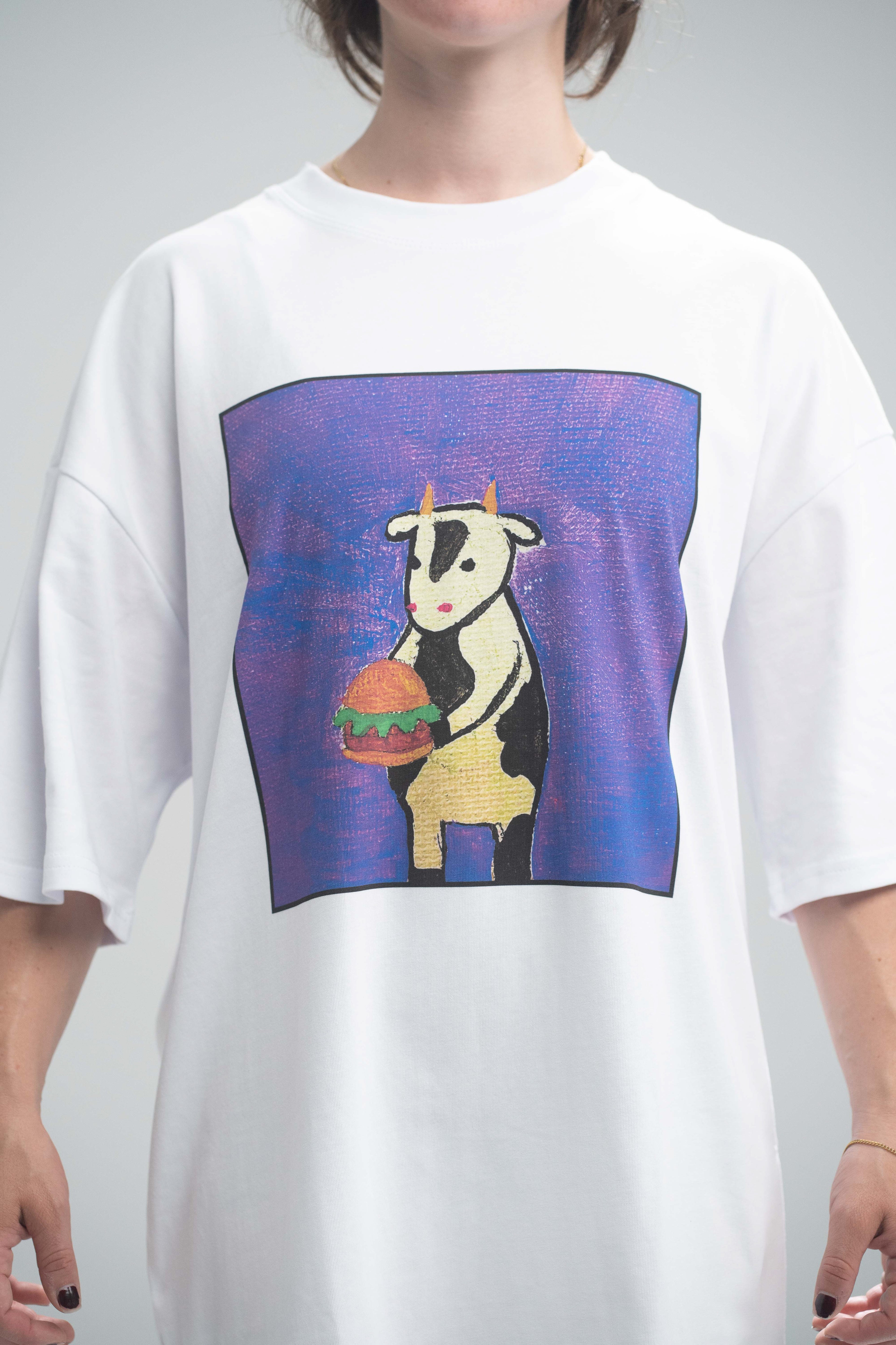 Carnivorous Cow (burger beef) Premium Oversized Tee