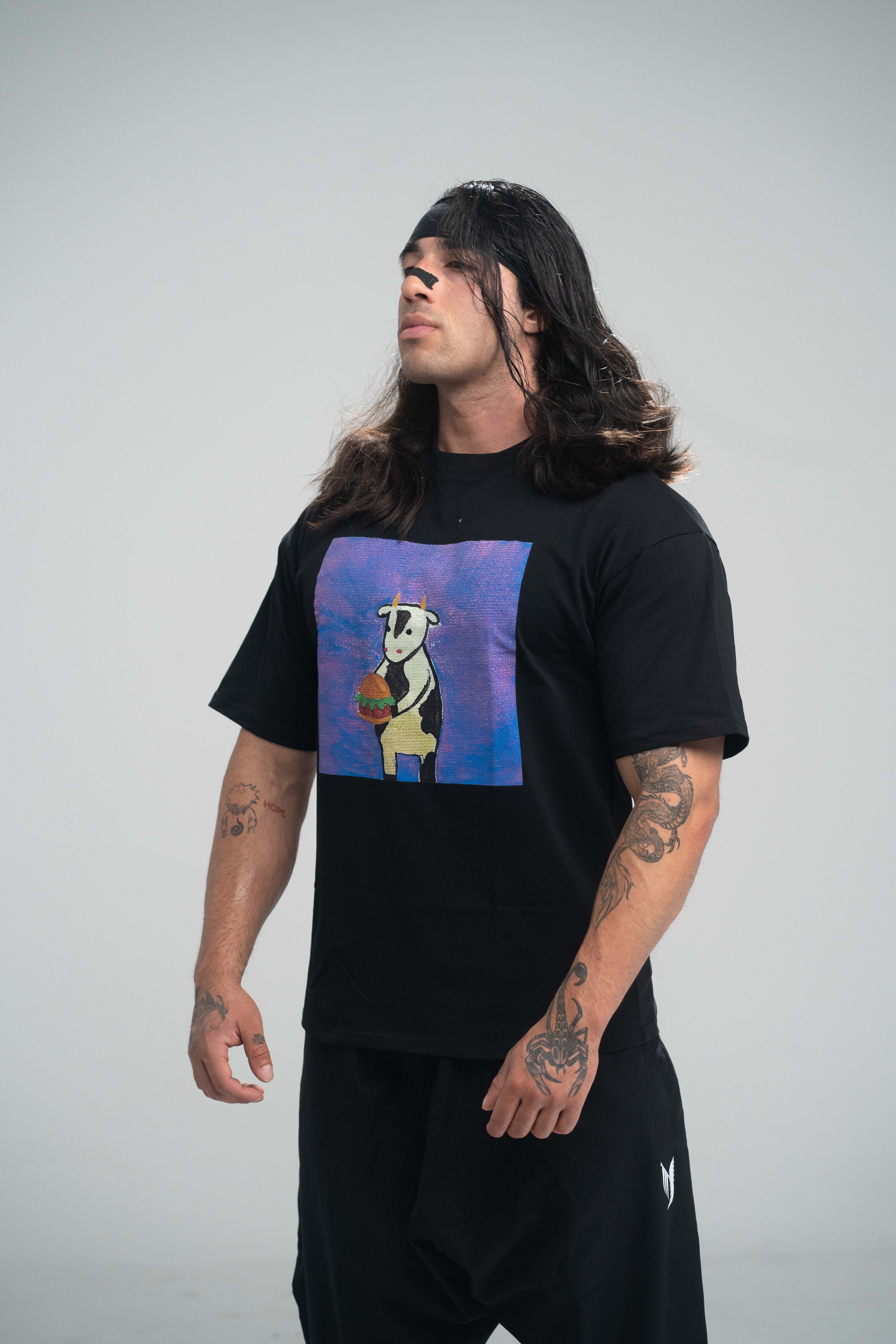 Carnivorous Cow (burger beef) Premium Oversized Tee