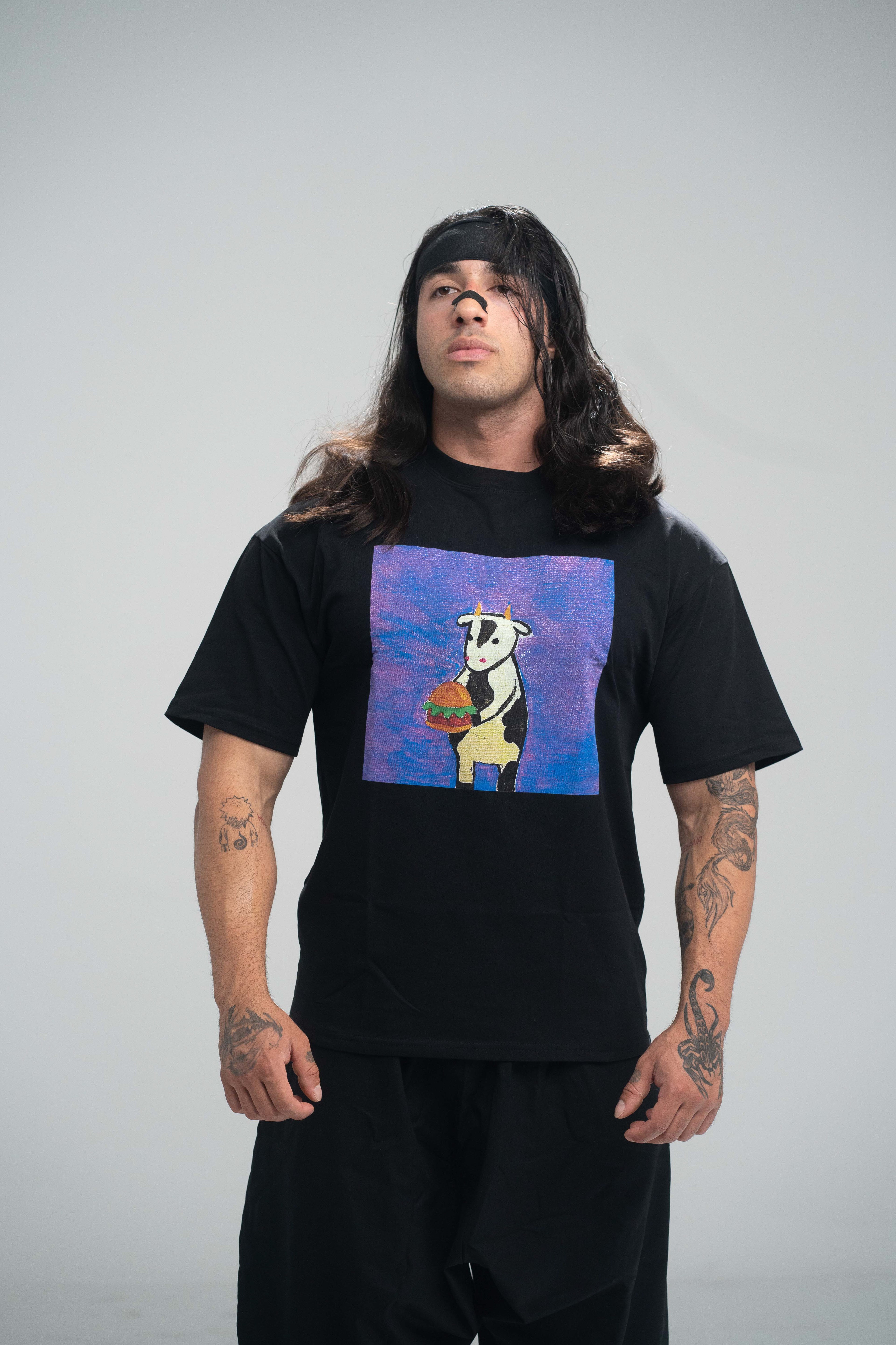 Carnivorous Cow (burger beef) Premium Oversized Tee