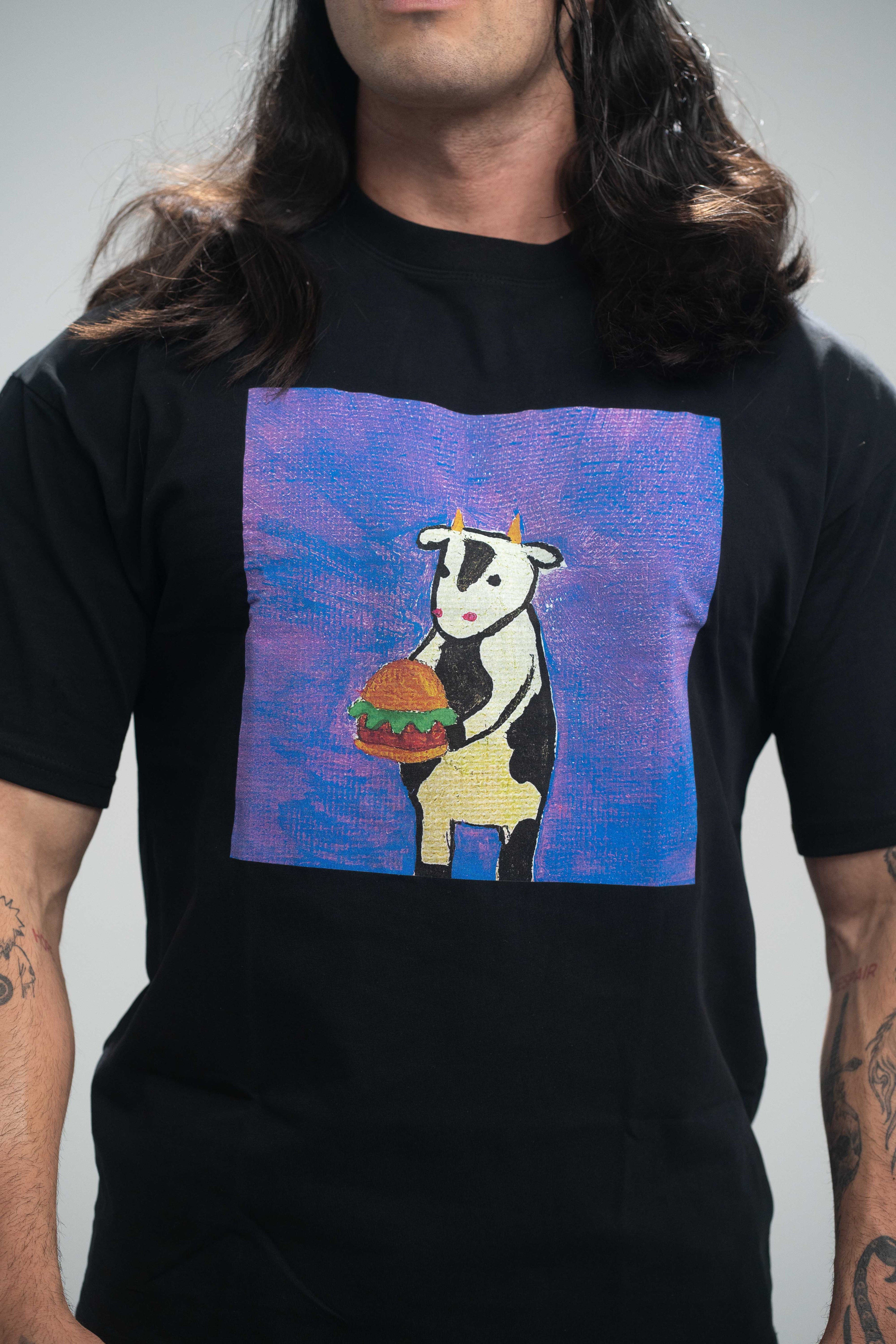 Carnivorous Cow (burger beef) Premium Oversized Tee
