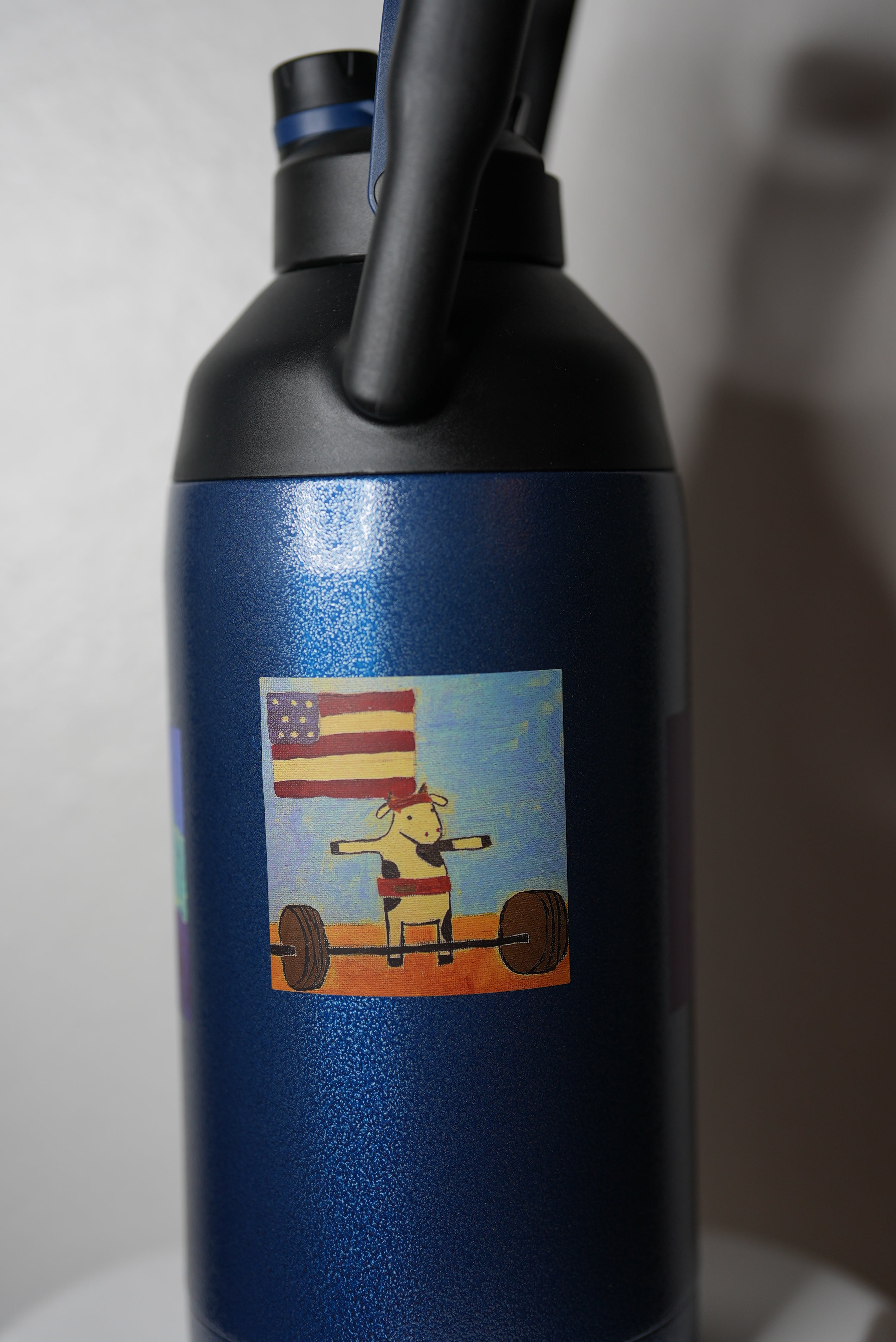 Deadlifting Beef Premium Sticker Print