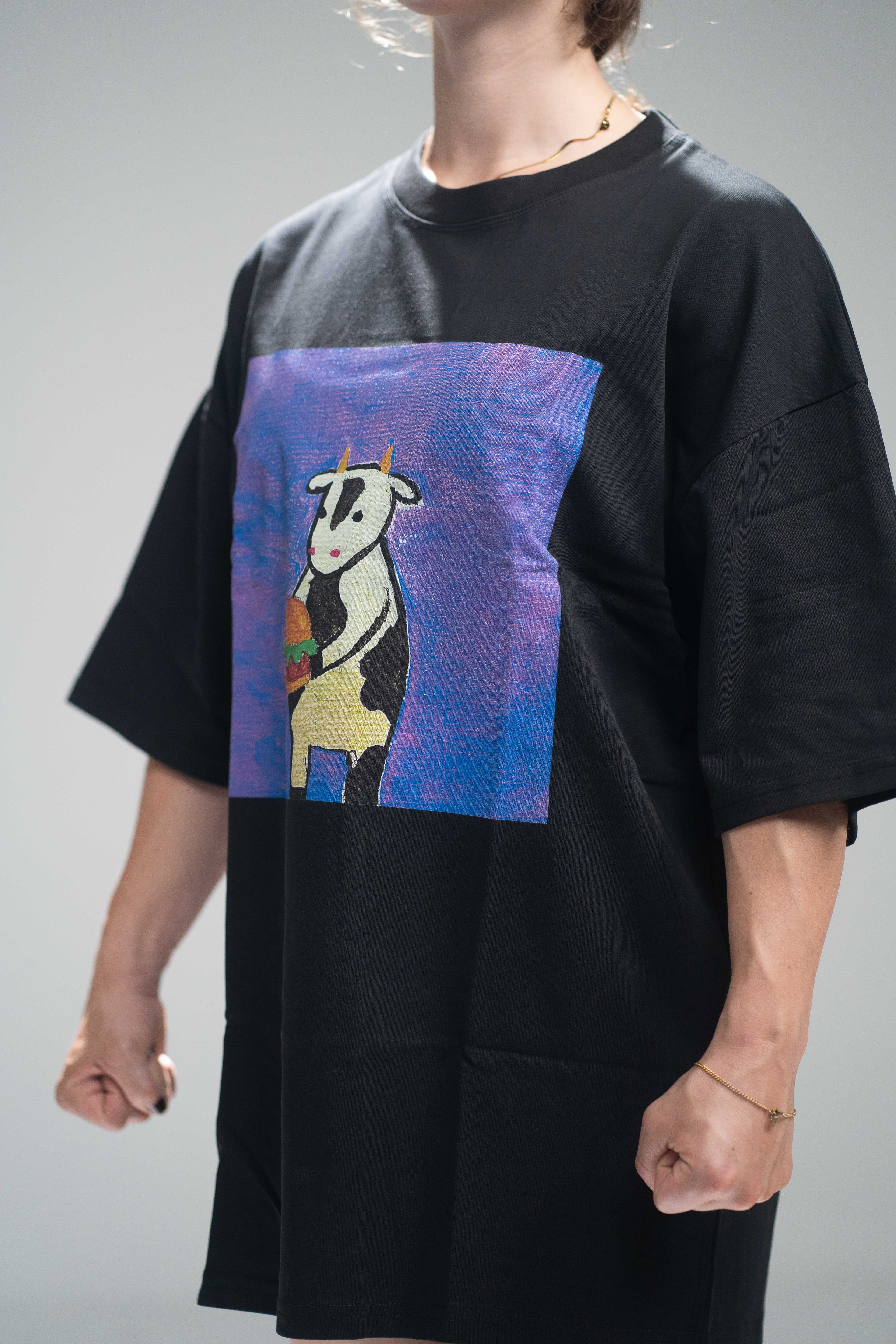 Carnivorous Cow (burger beef) Premium Oversized Tee