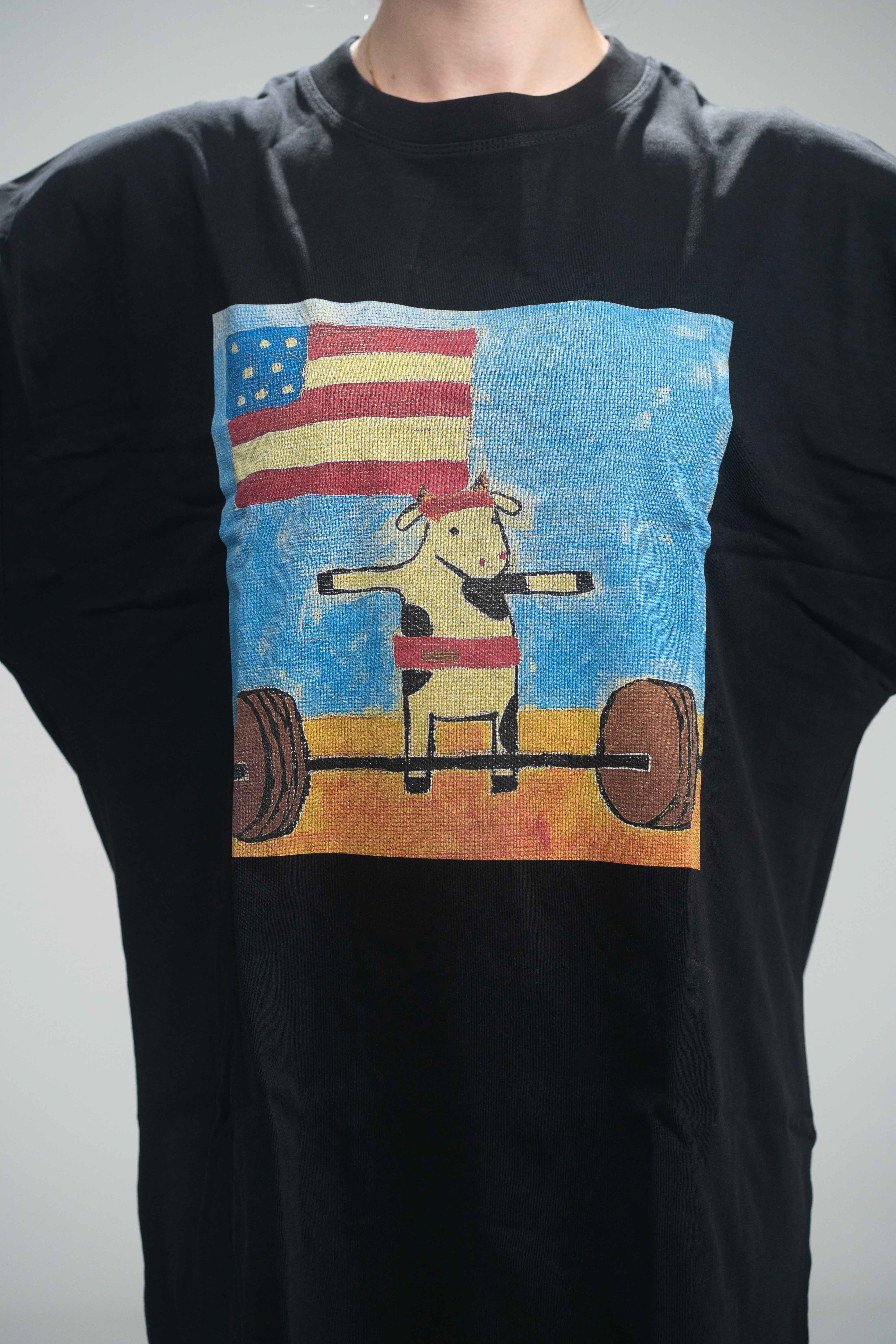 Deadlifting Beef Premium Oversized Tee