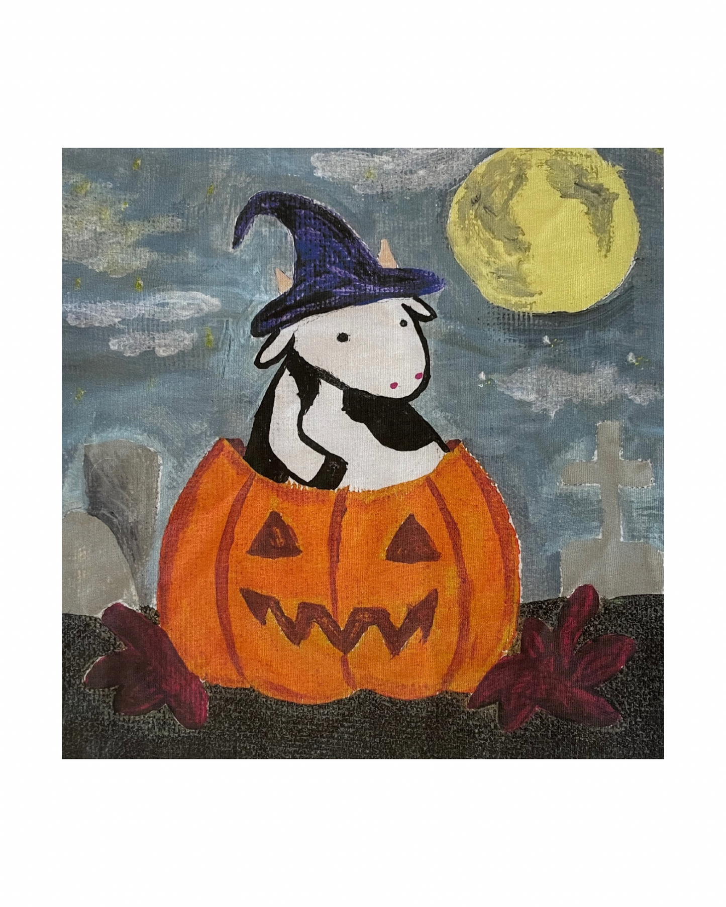 Witch's Moo Premium Sticker Print