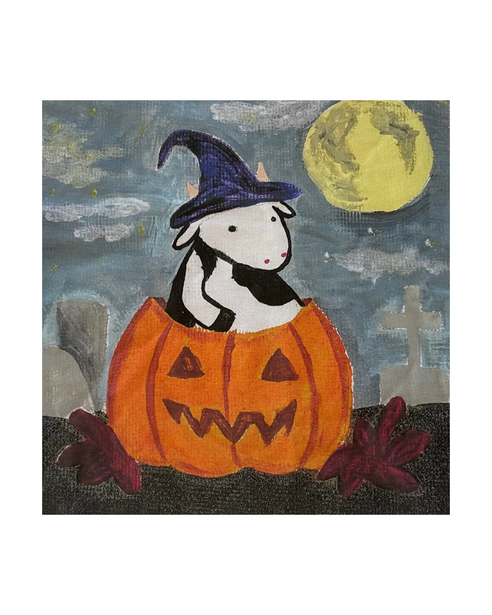 Witch's Moo Premium Sticker Print